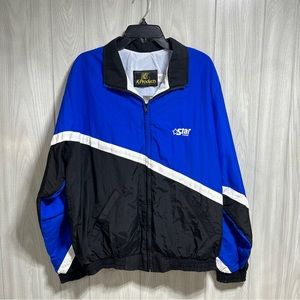 NWT K-Products Star Tires Zippered Windbreaker Size XL